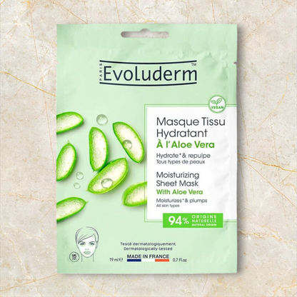 Masque Tissu Hydratant à l'Aloe Vera