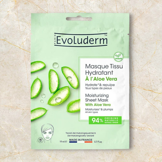 Masque Tissu Hydratant à l'Aloe Vera